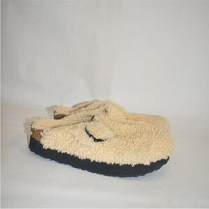 Birkenstock Boston Big Buckle Shearling Sherpa Clog